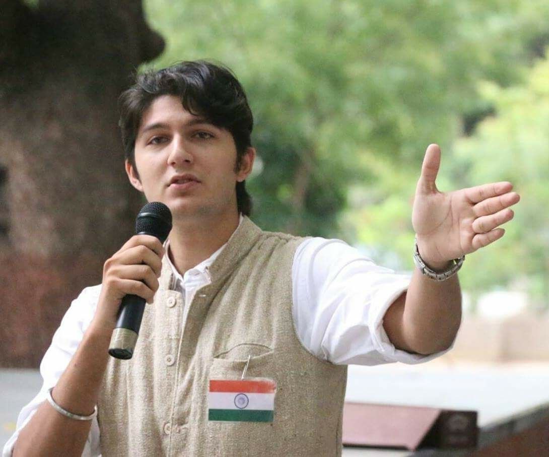 Manasvi Thapar at a public engagement